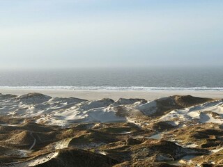 Amrum - Blick vom Leuchtturm auf Strand und Dünen
