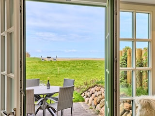 Blick auf die Terrasse