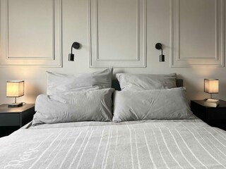 TIDE4 Amrum Apartment 2 - Schlafzimmer mit 160cm Bett