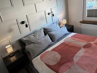 TIDE4 Amrum Apartment 1 - Schlafzimmer