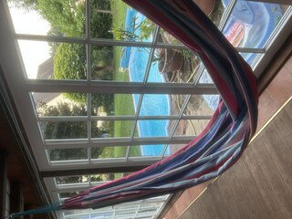 Saunahaus und Pool
