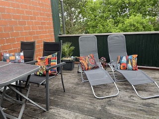 Terrasse an der Küche