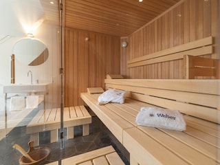 Die hauseigene Sauna zählt sicherlich zu einem der vielen Highlights im Kapitänshaus West!