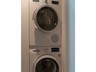 Waschmaschine und Trockner sorgen für ein rundum sauberes Gefühl.