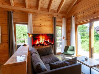 Wohn-/Essbereich mit offener Küche