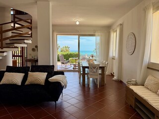 Blick aus dem Wohnzimmer