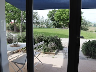 Aussicht aus dem Wohnzimmer