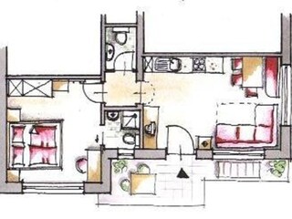 Vakantieappartement Tisens Grondplan 25