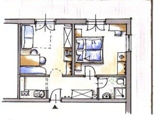 Vakantieappartement Tisens Grondplan 26
