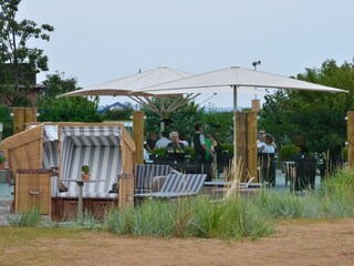 Open-Air-Lounge im Hotel Bene