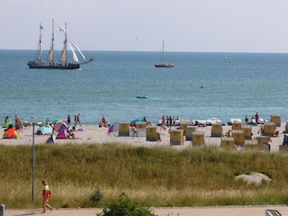 Badestrand vor dem Haus