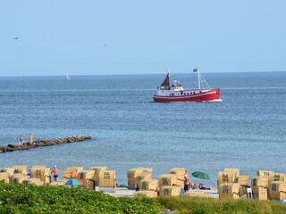 Badestrand vor dem Haus