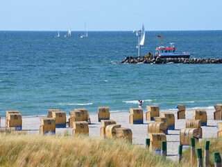 Badestrand vor dem Haus