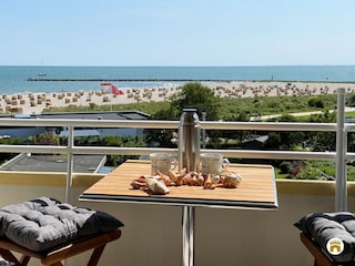 Südlage mit Meerblick bis zum Horizont