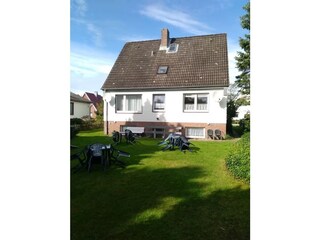 Haus Rückansicht/ Garten