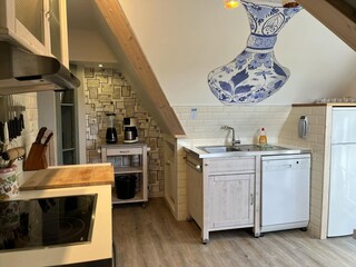 Wohn-/Essbereich mit offener Küche