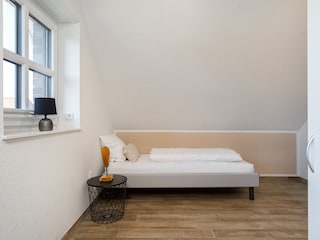 drittes Schlafzimmer mit zwei Einzelbetten im OG