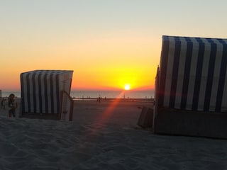 Abendstimmung am Nordstrand