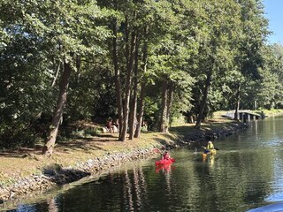 Kanu fahren auf der Müritz