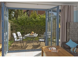 Blick auf die Terrasse
