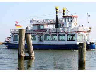 Ausflugsschiff am Hafen