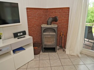 Kamin im Wohnzimmer