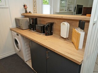 Küche mit Waschmaschine