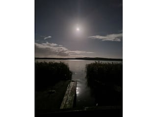 Blick von der Terrasse bei Nacht
