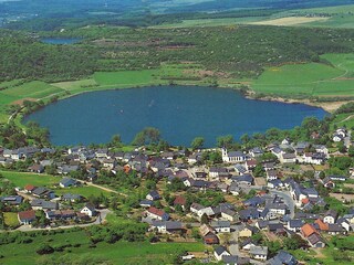 Ferienwohnung Seeblick, schöner Blick auf den See