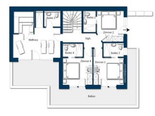 Holiday park Neukirchen am Großvenediger Floor Plan 54
