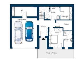 Holiday park Neukirchen am Großvenediger Floor Plan 55