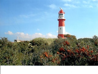 Elektrischer Leuchtturm am Südstrand
