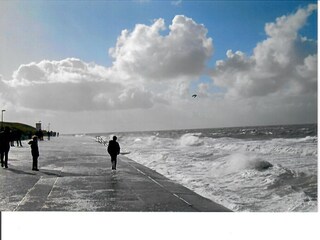 Sturmflut Promenade