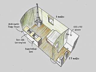 Chalet Pwllheli Plan d'étage 14