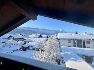 Blick vom Balkon