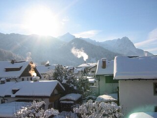 Blick vom Balkon