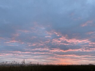 Winterhimmel am Bodden