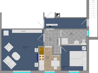 Ferienwohnung Norderney Grundriss 23