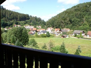 Aussicht vom Balkon