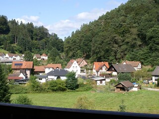 Aussicht vom Balkon