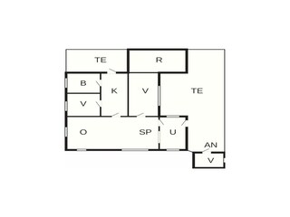Vakantiehuis Lyngså Grondplan 19