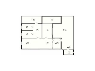 Vakantiehuis Lyngså Grondplan 20
