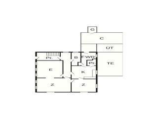 Casa de vacaciones Skærbæk Plano de planta 3