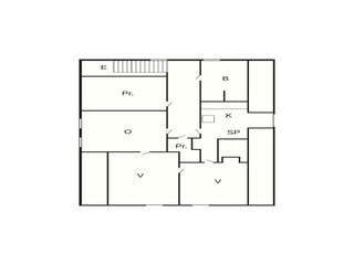 Casa per le vacanze Skærbæk Pianta del piano 44