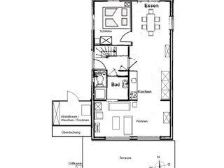 Vakantiehuis Ouddorp Grondplan 8