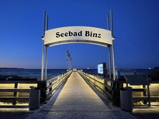 Seebrücke am Abend