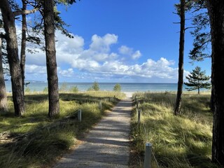 Abgang  zum Strand