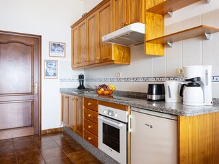 view into the kitchen