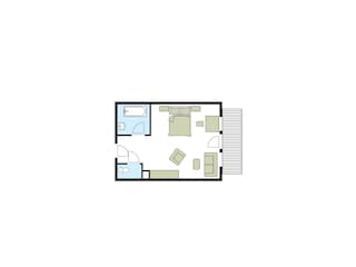 Zimmer Grundriss_Ramsauhof_Doppelzimmer Sinabell