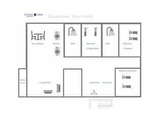 Ferienwohnung Okrug Gornji Grundriss 23